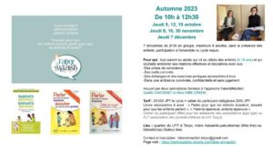 Faber et Mazlish - Atelier Automne 2023